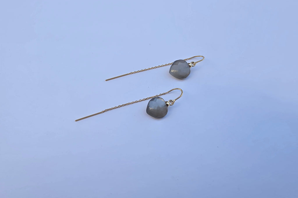 Gray Moonstone Threaders
