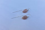 Pink Moonstone Threaders