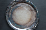 Floral handled platter