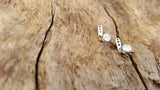 .54ctw diamond and white gold earring jackets made by Seattle jewelry designer Heather J 