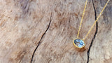 Montana Sapphire Necklace by jewelry designer Heather Johnson.