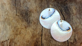 Nautilus shell and gold dangle earrings for those with mermaid souls
