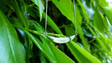 White gold and mother of pearl necklace made in washington